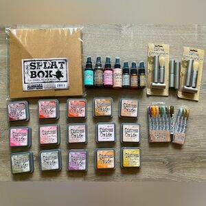 Tim Holtz JRanger Distress Bundle - distress oxide pads, spray stains & oxides